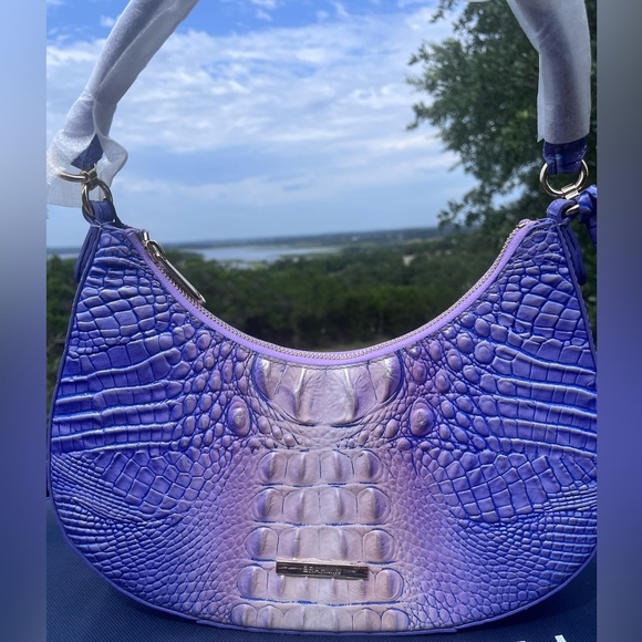 NWT Brahmin Small Bekka Bag in VERY PERI Shoulder bag - Picture 8 of 15